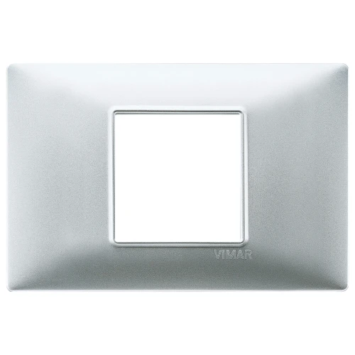 Vimar Plana 2-Central-Module Cover Plate, 120x80x9mm, IP00, Clamp Mount