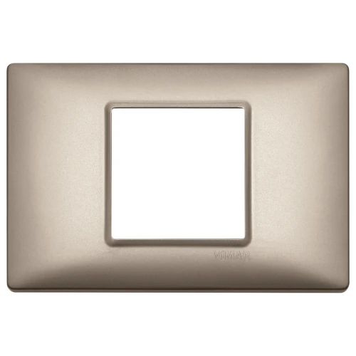 Vimar Plana 2-Central-Module Cover Plate, 120x80x9mm, IP00, Clamp Mount