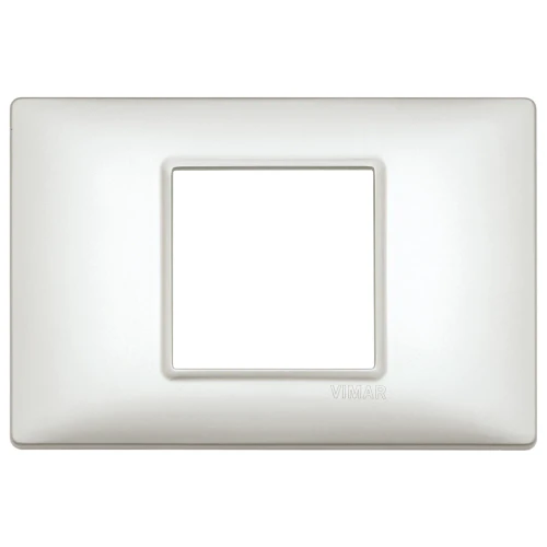 Vimar Plana 2-Central-Module Cover Plate, 120x80x9mm, IP00, Clamp Mount