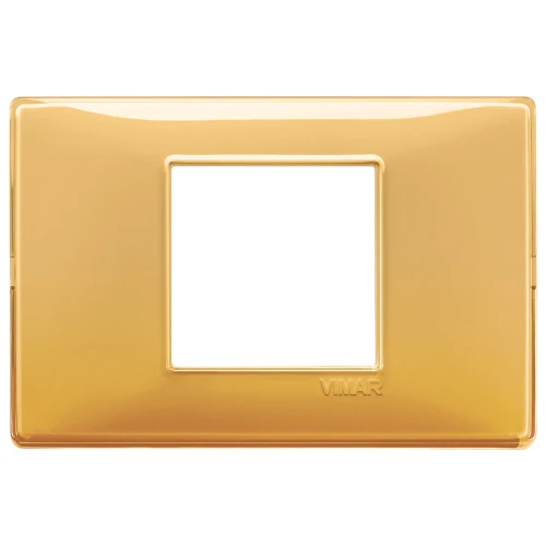 Vimar Plana 2-Central-Module Cover Plate, 120x80x9mm, IP00, Clamp Mount