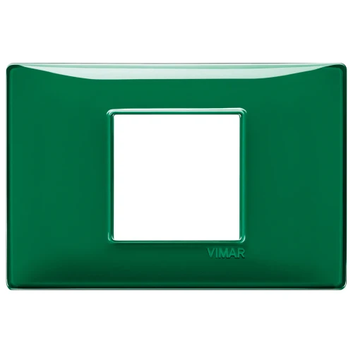 Vimar Plana 2-Central-Module Cover Plate, 120x80x9mm, IP00, Clamp Mount