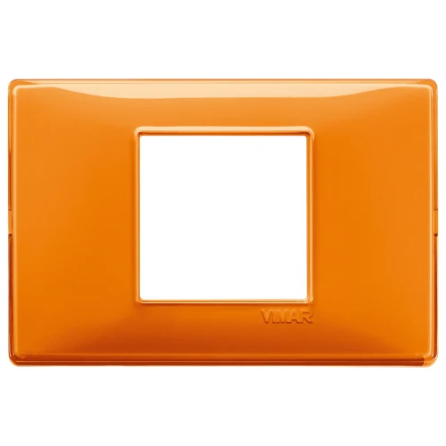 Vimar Plana 2-Central-Module Cover Plate, 120x80x9mm, IP00, Clamp Mount