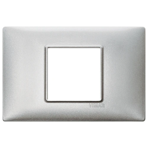Vimar Plana 2-Central-Module Cover Plate, 120x80x9mm, IP00, Clamp Mount