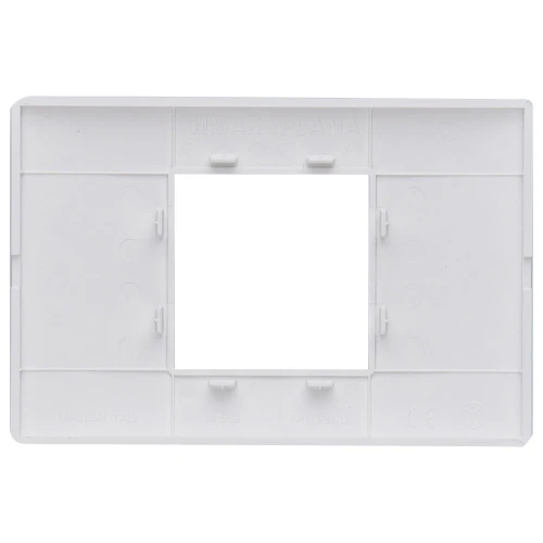 Vimar Plana 2-Central-Module Cover Plate, 120x80x9mm, IP00, Clamp Mount