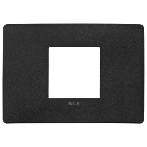 Vimar Plana 2-Central-Module Cover Plate, 120x80x9mm, IP00, Clamp Mount
