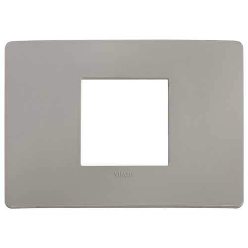 Vimar Plana 2-Central-Module Cover Plate, 120x80x9mm, IP00, Clamp Mount