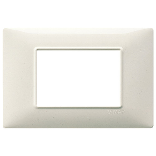 Vimar Plana 3-Module Cover Plate, 120 x 80 mm, IP00, Clamp Mounting