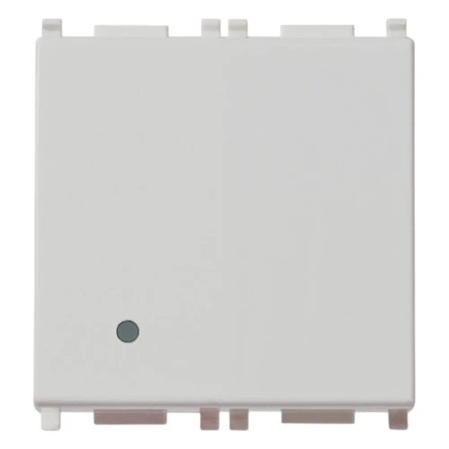 Vimar Plana 1P NO 10A Push Button, 250V, Lightable, IP40