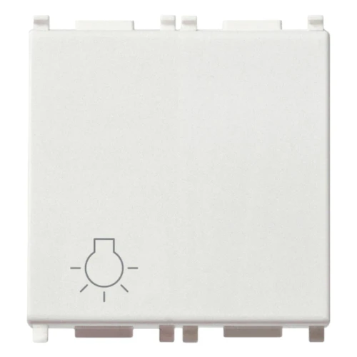 Vimar Plana 1P NO 10A Push Button, 250V, Lightable, IP40
