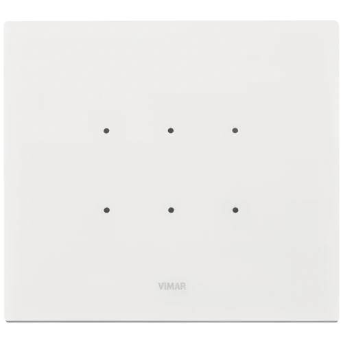 Vimar Eikon 3-Module Electronic Cover Plate, Horizontal or Vertical Mount