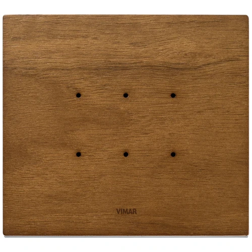 Vimar Eikon 3-Module Electronic Cover Plate, Horizontal or Vertical Mount