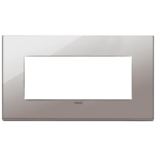 Vimar EIKON 5-Module British Standard Cover Plate, 159.3 x 90 mm, Clamp Mounting