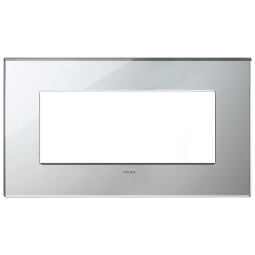 Vimar EIKON 5-Module British Standard Cover Plate, 159.3 x 90 mm, Clamp Mounting