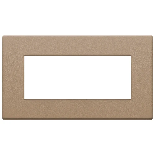 Vimar EIKON 5-Module British Standard Cover Plate, 159.3 x 90 mm, Clamp Mounting