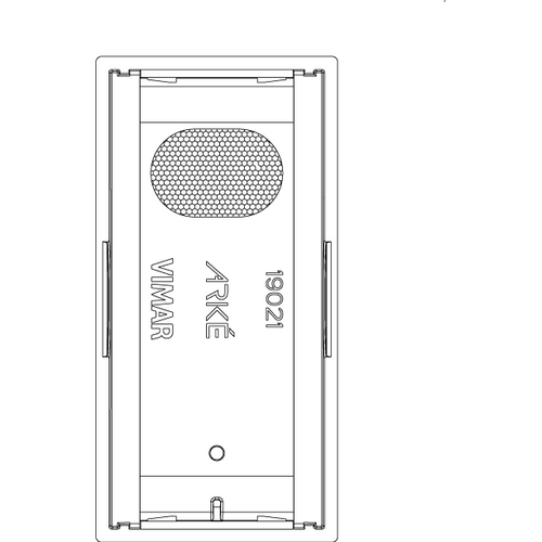 Vimar ARKÉ 1-Module Interchangeable Lightable Button, IP40 - Apollo Lighting