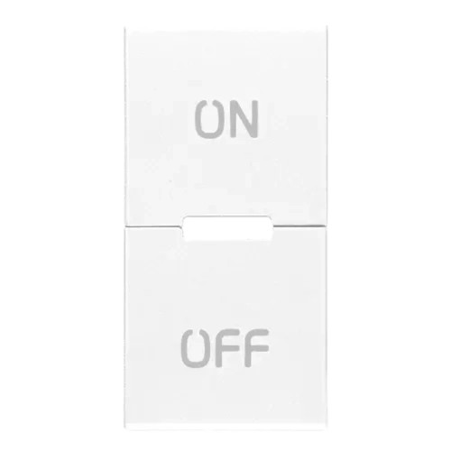 Vimar - EIKON Series - Spare 1 Module Neutral Interchangeable Button - Apollo Lighting