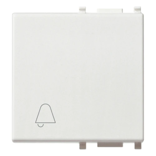 Vimar Plana Interchangeable 2-Module Button, Lightable, IP40