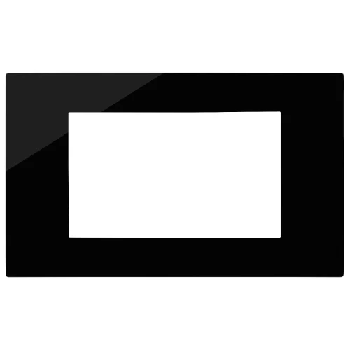 Vimar LINEA 4-Module Cover Plate, Horizontal or Vertical Mount, 146.6 x 88 mm