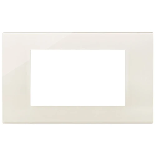 Vimar LINEA 4-Module Cover Plate, Horizontal or Vertical Mount, 146.6 x 88 mm