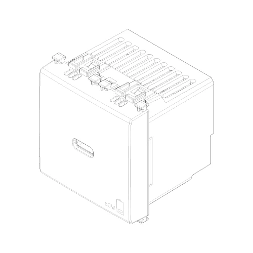 Vimar ARKÉ USB-C Supply Unit, 2 Modules, Power Delivery, 120-240V, Flush Mount