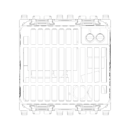 Vimar EIKON 2-Module USB-C Supply Unit, 120-240V, USB Power Delivery, Flush-Mounted, 1 USB-C Port