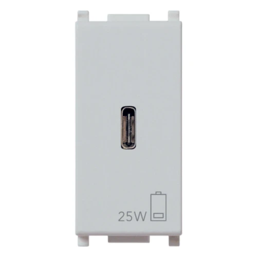 Vimar Plana 1 Module USB Power Supply Unit, 120-240V, 50/60 Hz