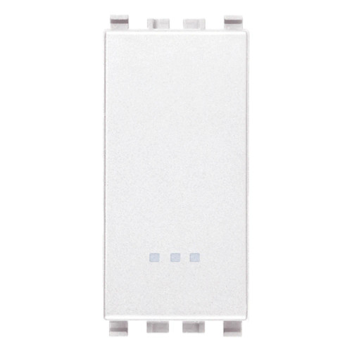 Vimar EIKON 1P 1-Way Switch, 20AX, 250V, IP40, Optional LED Lighting - Apollo Lighting