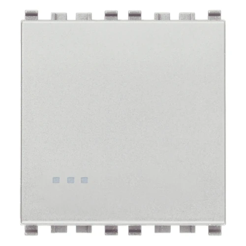 Vimar EIKON 1P 1-Way Switch, 20AX, 250V, IP40, Optional LED Lighting