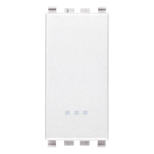 Vimar EIKON 1P 1-Way Switch, 20AX, 250V, IP40, Optional LED Lighting