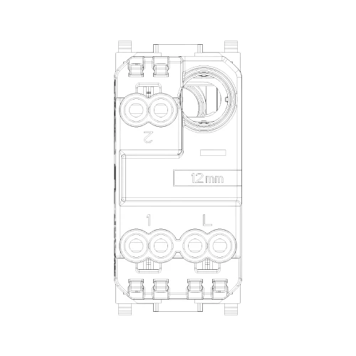 Vimar PLANA 1P 10AX 2-Way Switch, 250V, IP40, Lightable