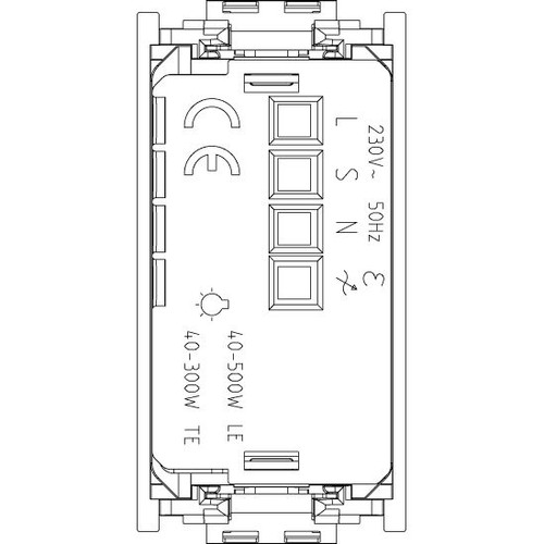 Vimar - IDEA Series - SLAVE Dimmer - 120V, 60Hz - Apollo Lighting