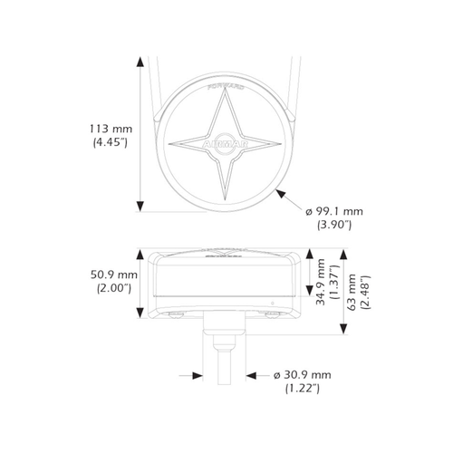 Airmar - H2183 Heading Sensor with Solid State Compass