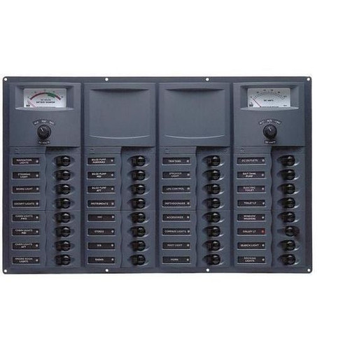 BEP Marine - 906-DCSM 32 Way DC Circuit Breaker Panel