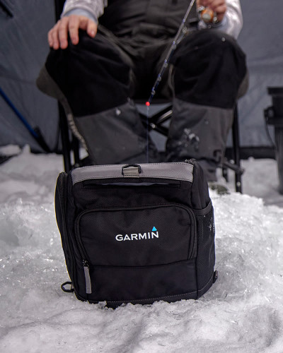 Garmin ECHOMAP UHD2 73sv Panoptix PS22-IF Ice Fishing Bundle, 7in Touchscreen with Keyed Assist, LiveVü Forward/Down, Navionics+ U.S. Inland Mapping, Pole-Free Rotator