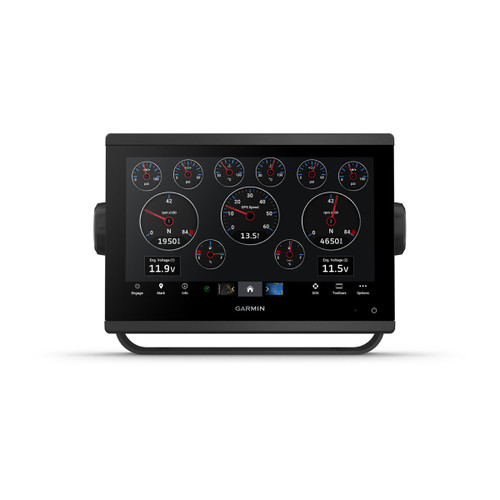 Garmin GPSMAP 1223xsv HD3 Radar Pack, 12 in IPS Touchscreen, GMR 18 HD3 4 kW Radar Dome, SideVü/ClearVü and Traditional CHIRP Sonar, NMEA 2000, IPX7