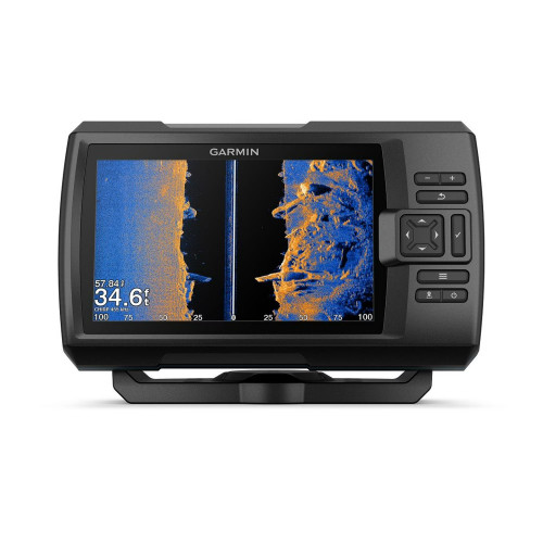 Garmin STRIKER Vivid 7sv Fishfinder GPS, 7in WVGA, CHIRP SideVü and ClearVü, Wi-Fi, IPX7, Without Transducer