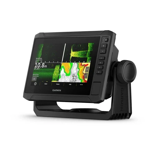 Garmin ECHOMAP UHD2 75sv Chartplotter/Fishfinder, 7 in Touchscreen with Keyed Assist, Garmin Navionics+ Canada Inland and Coastal Maps, GT54-TM Transducer, ClearVü and SideVü Sonar, Wi-Fi, NMEA 2000, IPX7