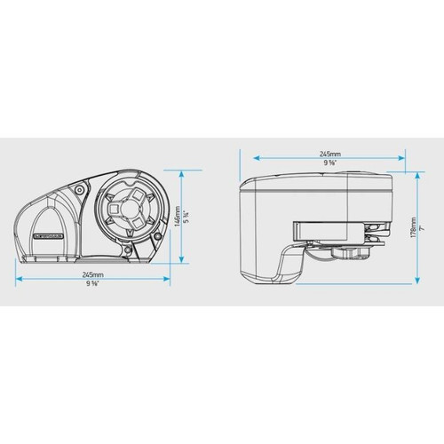Lewmar - Profish 1000 Free Fall Windlass - 9/16" LINE 5/16" G4, 12V