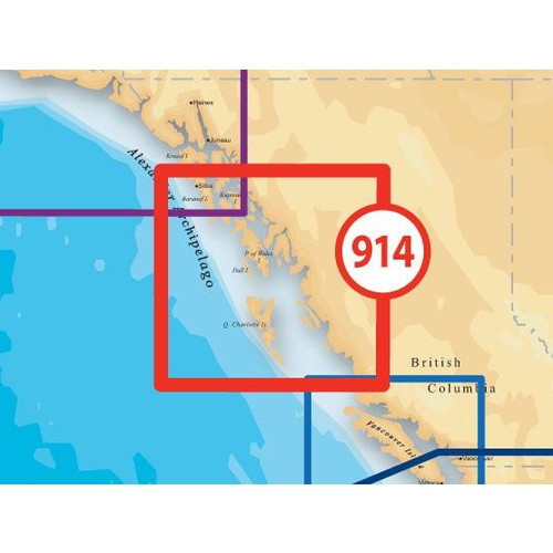 Navionics - MSD/914P-2 Platinum North BC-BARANOF Island