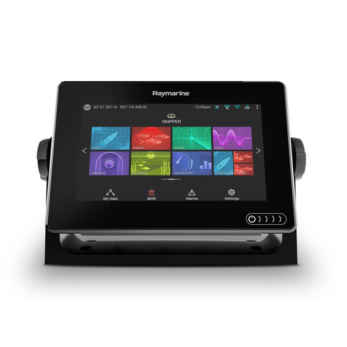 Raymarine Axiom 7 DV MFD, CPT-100DVS Transducer, LightHouse North America Chart