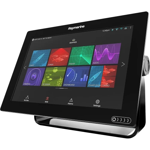 Raymarine Axiom 12 RV Multifunction Display, No Transducer, RealVision 3D, 600W Sonar, LightHouse Charts North America