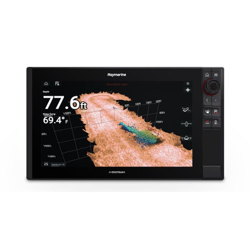 Raymarine Axiom Pro 16 RVX Multifunction Display, No Transducer, Navionics+ North America Charts, RealVision 3D Sonar, 1kW CHIRP Sonar, HybridTouch Control