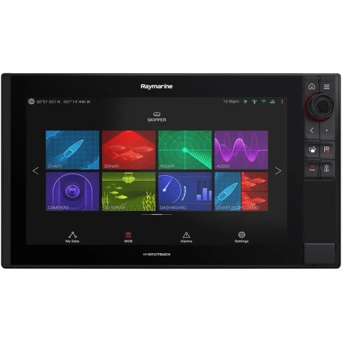 Raymarine Axiom Pro 16S Multifunction Display, 15.6 in, Single-Channel CHIRP Sonar, No Transducer, LightHouse Charts North America
