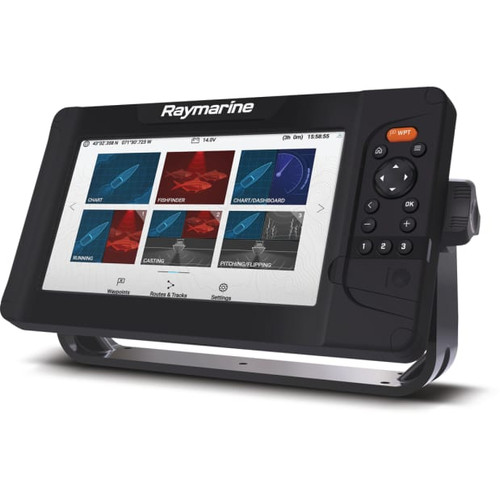 Raymarine Element 9S GPS Chartplotter, 9 in, High CHIRP Sonar, Wi-Fi, NMEA 2000, No Transducer, No Chart