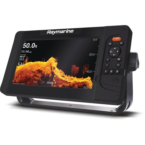 Raymarine Element 9 HV Chartplotter/Fishfinder Display, No Transducer, Navionics+ USA & Canada, HyperVision Sonar, NMEA 2000