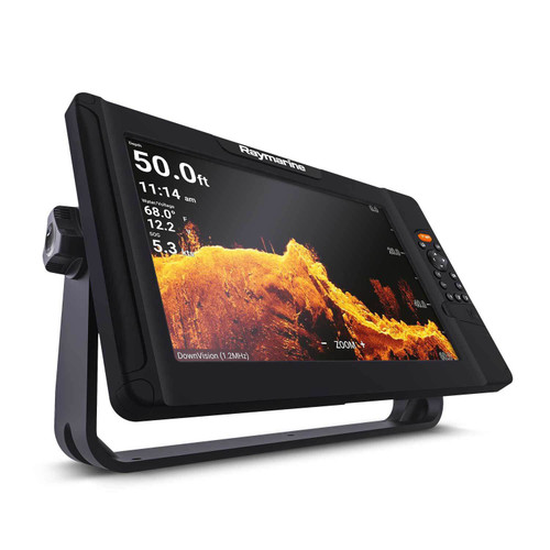 Raymarine Element 12 HV Fishfinder/Chartplotter Combo, HV-100 Transom Mount Transducer, Navionics+ US/Canada Charts