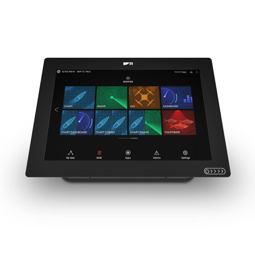Raymarine Axiom+ 12 RV Chartplotter Fishfinder, RealVision 3D, RV100 Transom Transducer, Navionics+ North America Charts