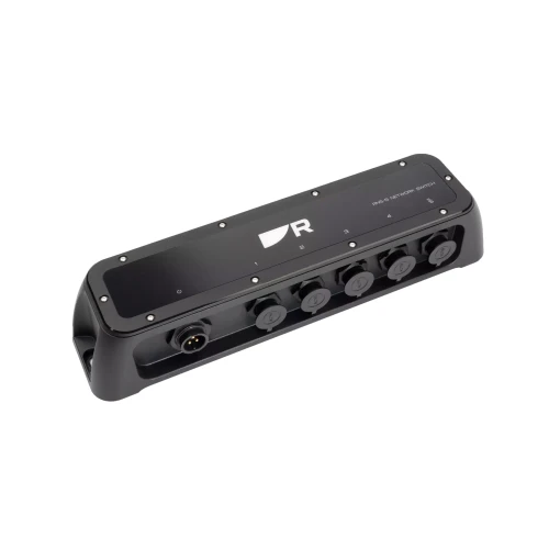 Raymarine RNS-5 Network Switch, 5 RayNet Gigabit Ports, IPX6/IPX7, 12/24V