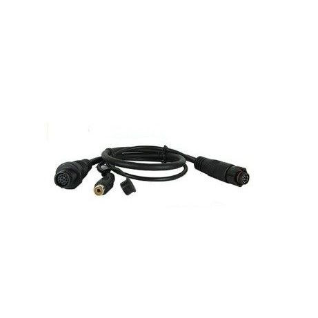 Raymarine Handset Adapter Cable, 12-Pin, Male RCA Audio, 400 mm