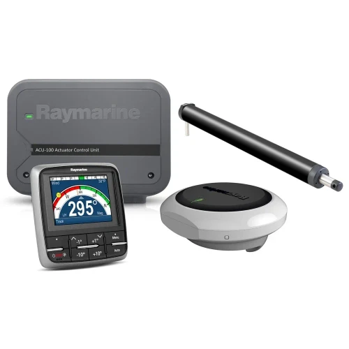 Raymarine EV-100 Tiller Autopilot, For Tiller Sailboats up to 13,200 lbs, 12V, NMEA 2000, p70s Control